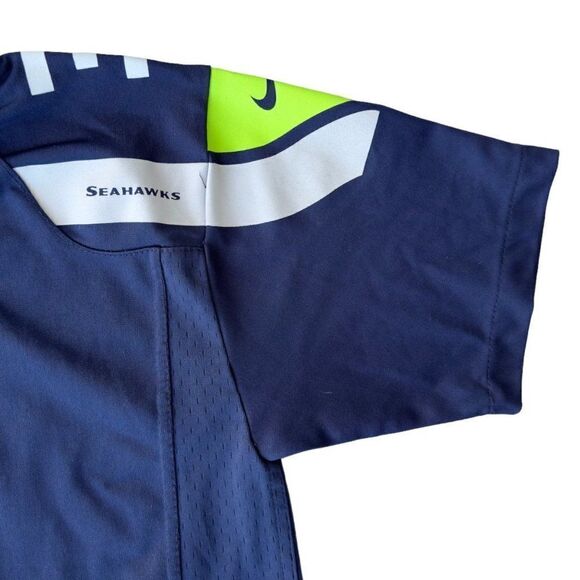 Nike On Field Seattle Seahawks Russell Wilson #3 Jersey Youth Large (14/16) - Picture 8 of 10